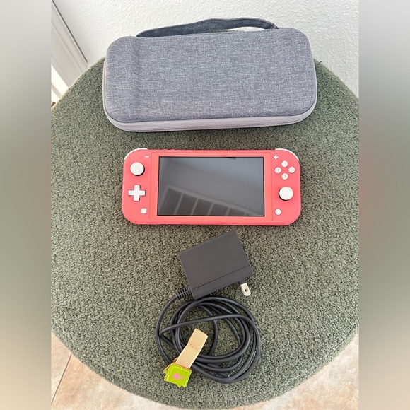 Nintendo Switch Lite Coral Handheld Console - Picture 10 of 10